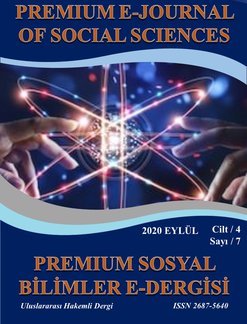 					Cilt 4 Sayı 7 (2020): Premium E-Journal of Social Sciences Gör
				