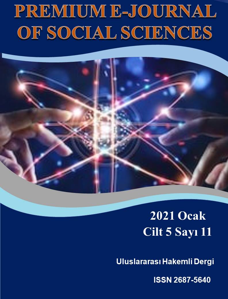 					Cilt 5 Sayı 11 (2021): Premium E-Journal of Social Sciences Gör
				