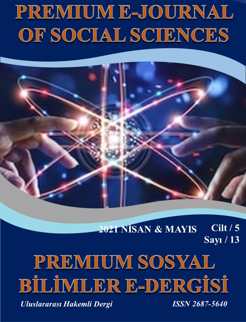 					Cilt 5 Sayı 13 (2021): Premium E-Journal of Social Sciences Gör
				