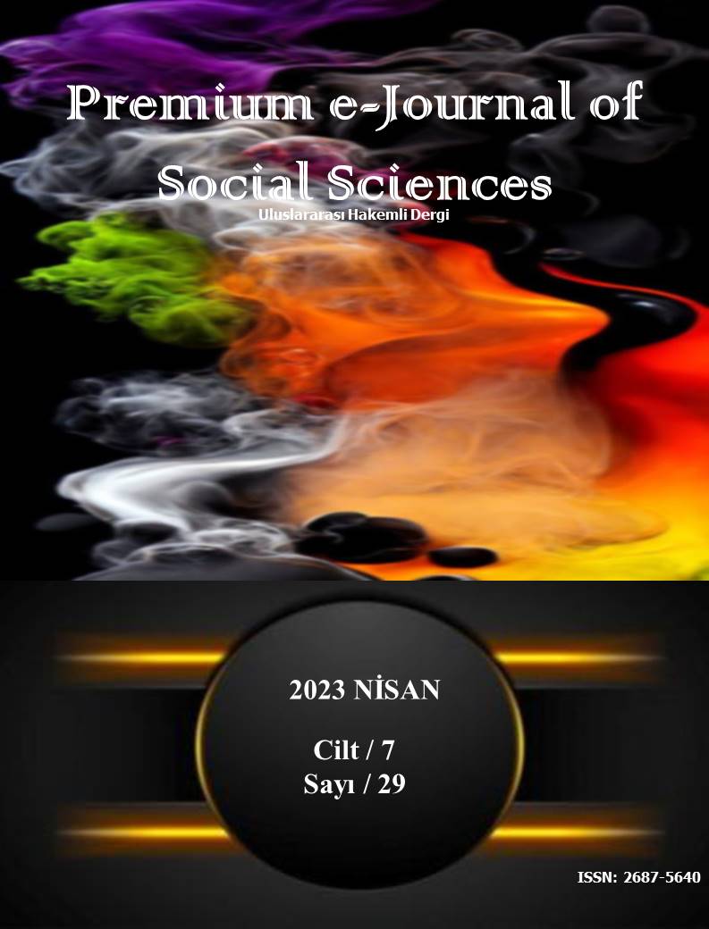 					Cilt 7 Sayı 29 (2023): Premium E-Journal of Social Sciences Gör
				