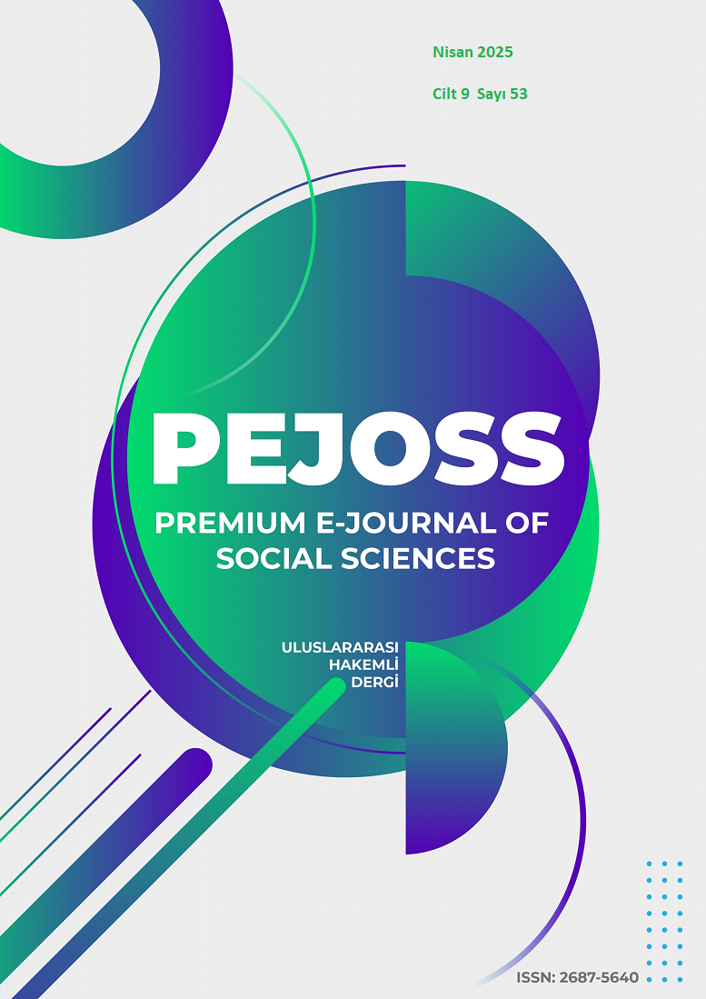 					Cilt 9 Sayı 53 (2025): Premium e-Journal of Social Sciences (Pejoss) Gör
				